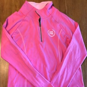 Pink Victoria Secret 1/2 zip pullover